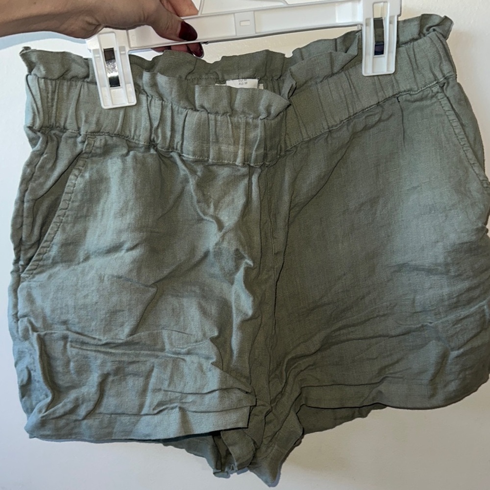 C&C California High Waist Green Shorts